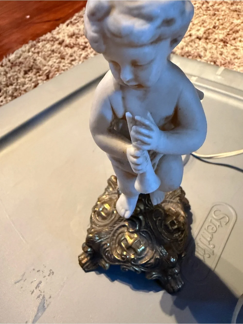 Brass Decorative Lantern Accent
